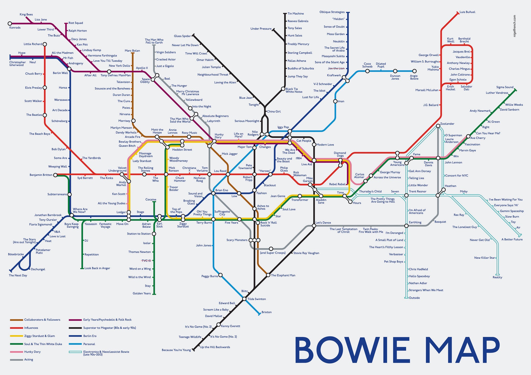 Bowie Map